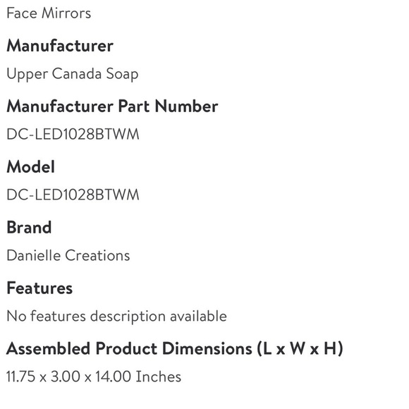 HELLO beauty blutooth vanity mirror - Picture 2 of 2